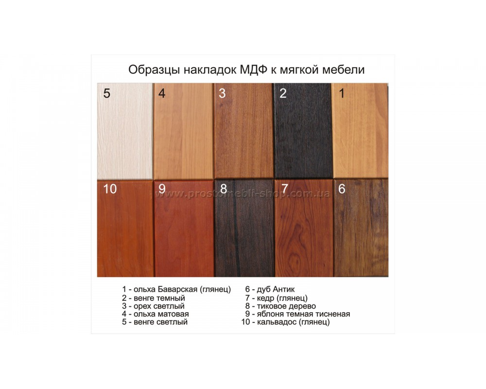 Образцы цветов МДФ для мебели